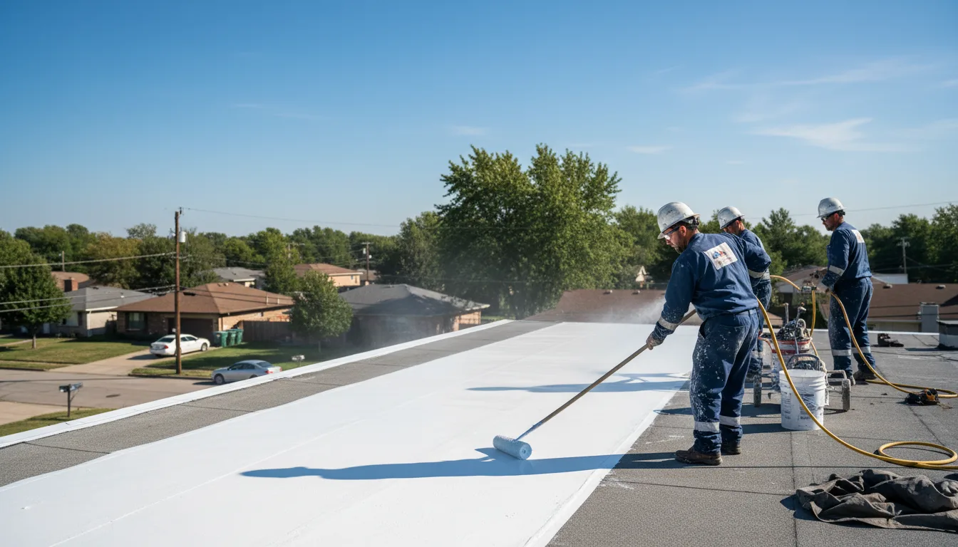 Commercial roof coating in Elrosa, MN near me